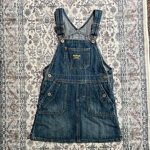 OshKosh B'gosh Blue Denim Overalls with Adjustable Straps